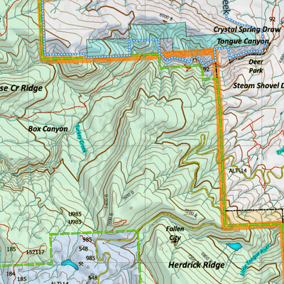 Wy Mule Deer Unit 25 with Land Ownership Preview 3