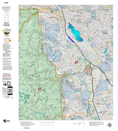 Wy Mule Deer Unit 27 Concentrations and Land Ownership Preview 1