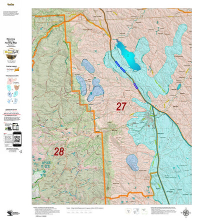 Wy Mule Deer Unit 27 Topo with Concentrations Preview 1