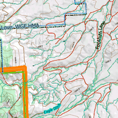 Wy Mule Deer Unit 27 Topographical Map Preview 2