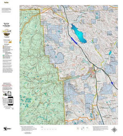 Wy Mule Deer Unit 27 with Land Ownership Preview 1