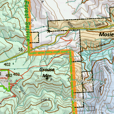 Wy Mule Deer Unit 27 with Land Ownership Preview 3