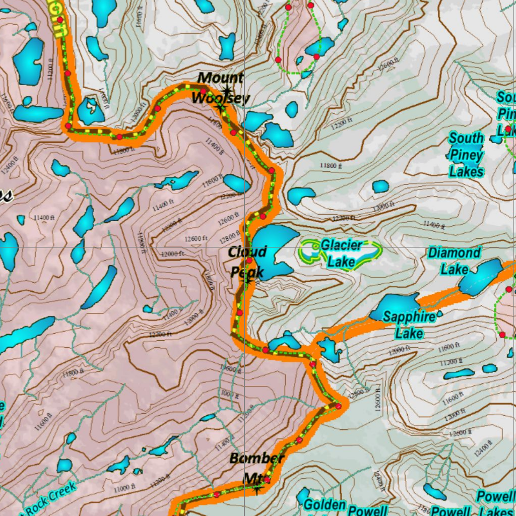 Wy Mule Deer Unit 28 Concentration Areas Map by Wyoming HuntData LLC ...