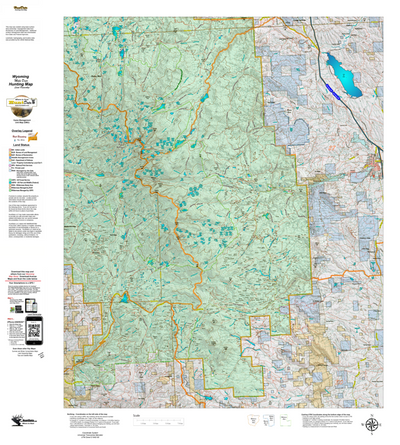 Wy Mule Deer Unit 28 with Land Ownership Preview 1