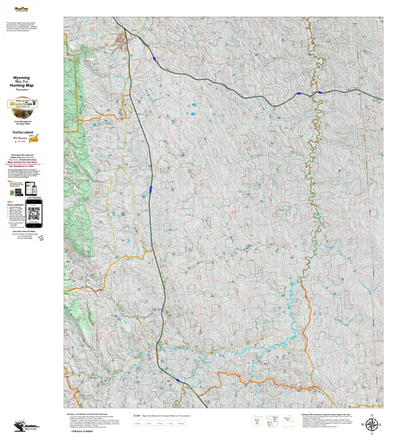 Wy Mule Deer Unit 29 Topographical Map Preview 1