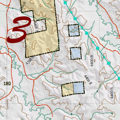 Wy Mule Deer Unit 3 Concentrations and Land Ownership Preview 2