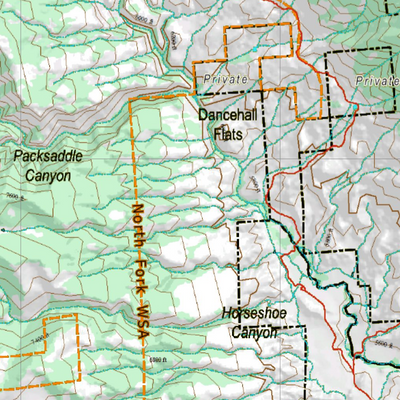 Wy Mule Deer Unit 30 Topographical Map Preview 3