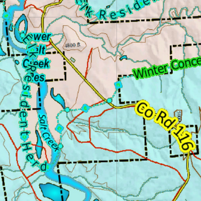 Wy Mule Deer Unit 31 Concentration Areas Preview 3