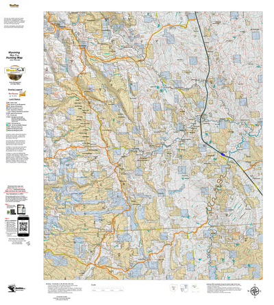 Wy Mule Deer Unit 33 with Land Ownership Preview 1