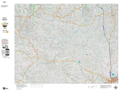 Wy Mule Deer Unit 34 Topographical Map Preview 1