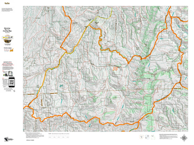 Wy Mule Deer Unit 35 Topographical Map Preview 1