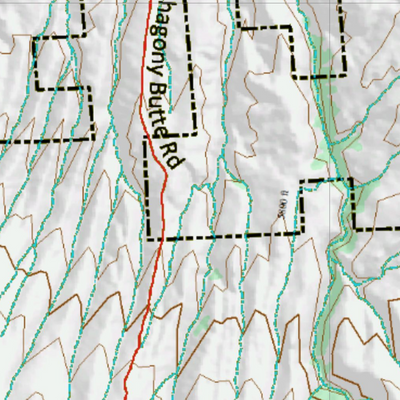 Wy Mule Deer Unit 35 Topographical Map Preview 3