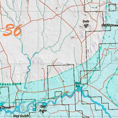 Wy Mule Deer Unit 36 Concentration Areas Preview 2