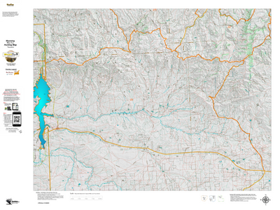 Wy Mule Deer Unit 36 Topographical Map Preview 1