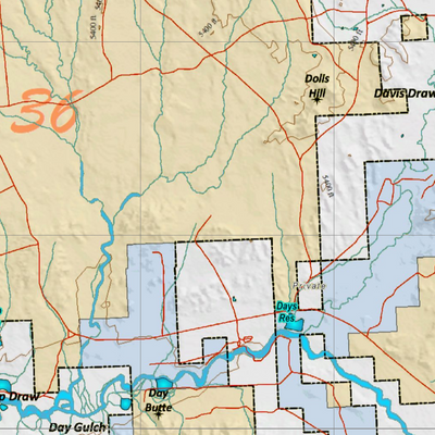 Wy Mule Deer Unit 36 with Land Ownership Preview 2