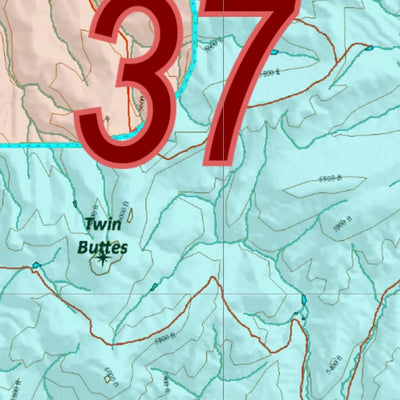 Wy Mule Deer Unit 37 Topo with Concentrations Preview 2
