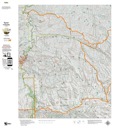 Wy Mule Deer Unit 37 Topographical Map Preview 1