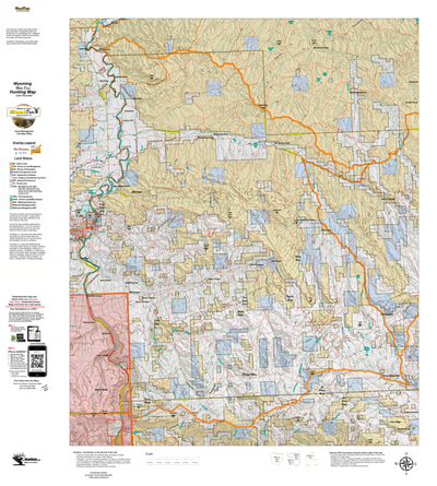 Wy Mule Deer Unit 37 with Land Ownership Preview 1
