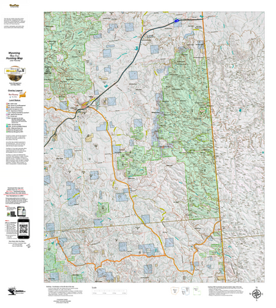 Wy Mule Deer Unit 4 with Land Ownership Preview 1