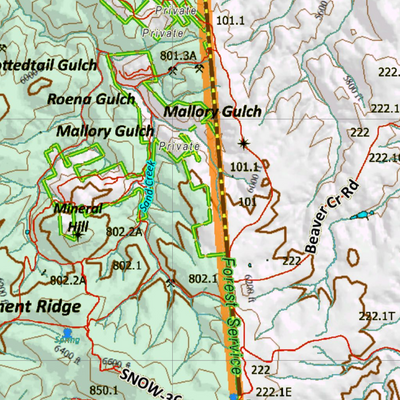 Wy Mule Deer Unit 4 with Land Ownership Preview 3