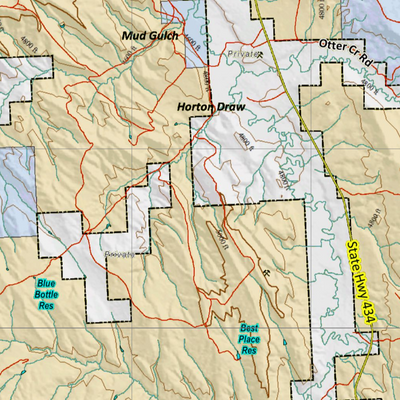 Wy Mule Deer Unit 40 with Land Ownership Preview 2