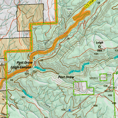 Wy Mule Deer Unit 40 with Land Ownership Preview 3