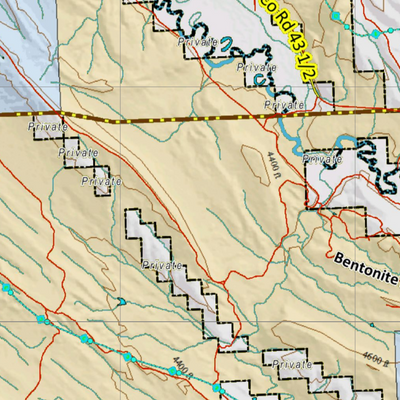 Wy Mule Deer Unit 41 Concentrations and Land Ownership Preview 2