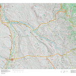 Wy Mule Deer Unit 41 Topographical Map Preview 1