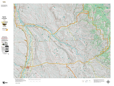 Wy Mule Deer Unit 41 Topographical Map Preview 1