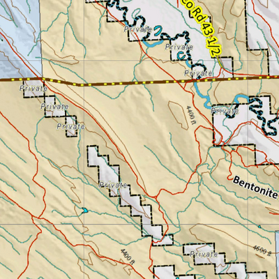 Wy Mule Deer Unit 41 with Land Ownership Preview 2