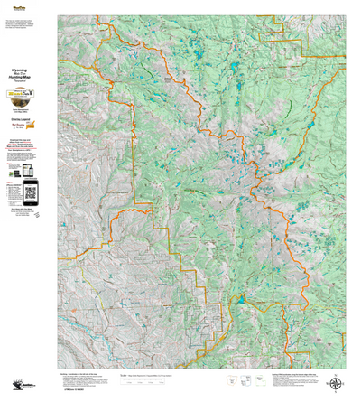 Wy Mule Deer Unit 46 Topographical Map Preview 1