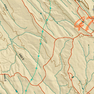 Wy Mule Deer Unit 47 Concentrations and Land Ownership Preview 2