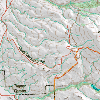 Wy Mule Deer Unit 47 Topographical Map Preview 3