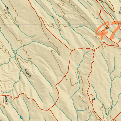 Wy Mule Deer Unit 47 with Land Ownership Preview 2