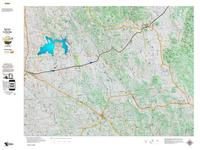 Wy Mule Deer Unit 5 Topographical Map Preview 1