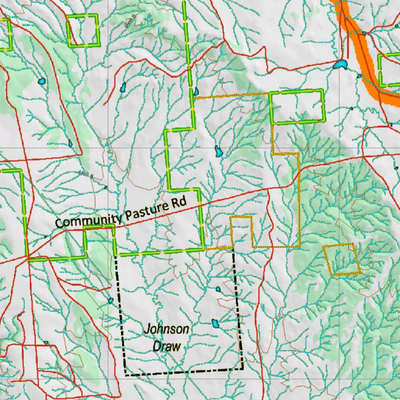 Wy Mule Deer Unit 5 Topographical Map Preview 3