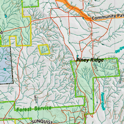 Wy Mule Deer Unit 5 with Land Ownership Preview 3