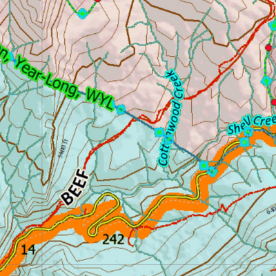Wy Mule Deer Unit 50 Concentration Areas Preview 3