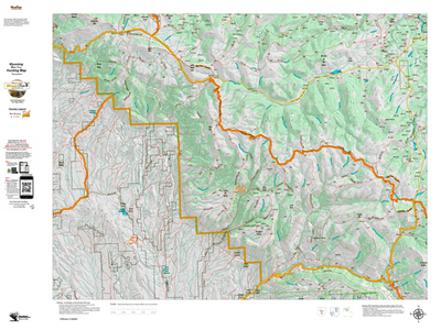 Wy Mule Deer Unit 50 Topographical Map Preview 1