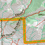 Wy Mule Deer Unit 50 Topographical Map Preview 3