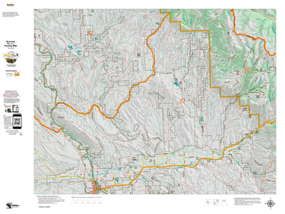 Wy Mule Deer Unit 51 Topographical Map Preview 1