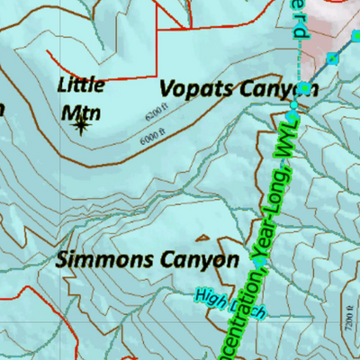Wy Mule Deer Unit 53 Concentration Areas Preview 2