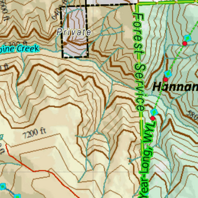 Wy Mule Deer Unit 53 Concentrations and Land Ownership Preview 3