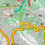 Wy Mule Deer Unit 53 Topographical Map Preview 3