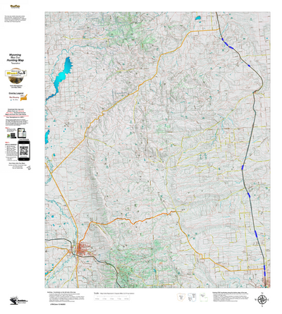 Wy Mule Deer Unit 59 Topographical Map Preview 1