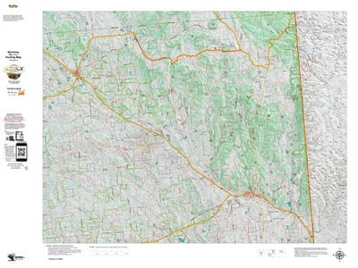 Wy Mule Deer Unit 6 Topographical Map Preview 1