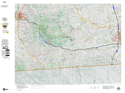 Wy Mule Deer Unit 61 Topographical Map Preview 1