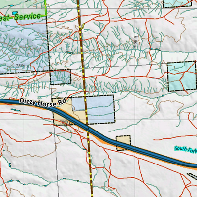 Wy Mule Deer Unit 61 with Land Ownership Preview 2