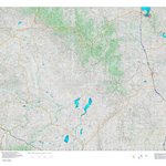 Wy Mule Deer Unit 64 Topographical Map Preview 1