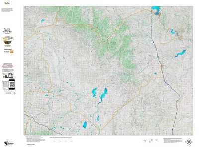 Wy Mule Deer Unit 64 Topographical Map Preview 1